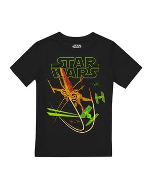 Star Wars Kinderen/Kinderen X-Wing T-Shirt (Zwart)