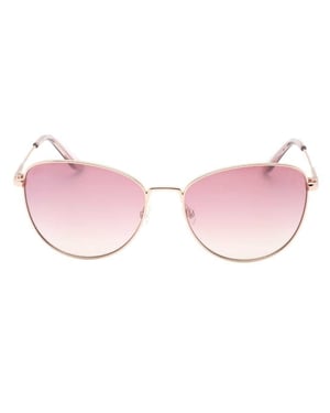 Juicy Couture Dames/Dames JU 620/G/S 0AU2 2S Zonnebril (Roze/zilver)