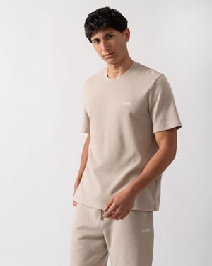 Pyjama T-shirt in Tan