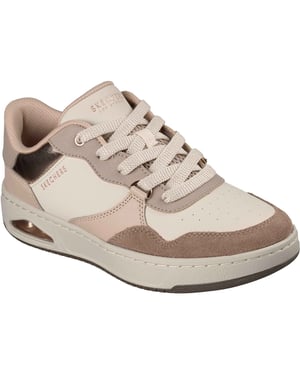 Skechers UNO CTL - Subtiele Glans Polyurethaan Dames Taupe/Multi Standaard Sneakers
