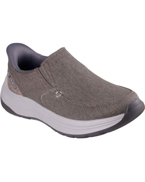 Skechers Decklan - Gulliver Textiel Heren Taupe Standaard Sneakers