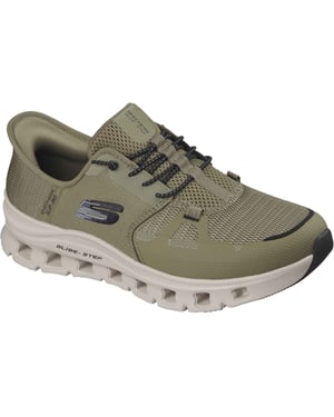 Skechers Glide-Step Pro Textil Herr Olive/Black Standard Sneakers