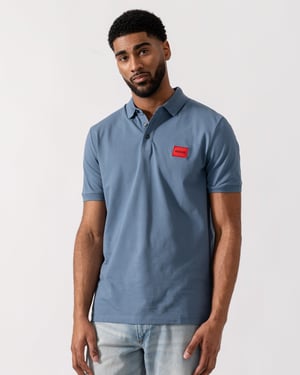 Dereso222 Slim-Fit Polo Shirt in Blue