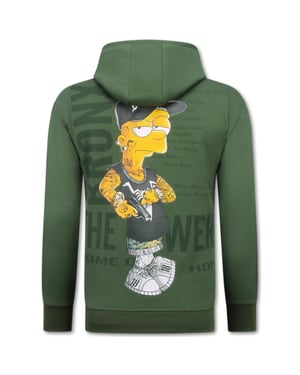 True Rise Oversized hoodie met capuchon the power