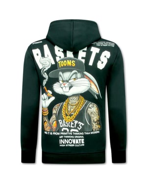 True Rise Oversized hoodie met capuchon gangster chicago