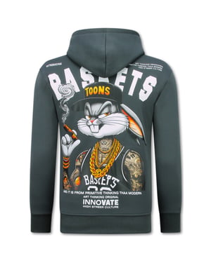 True Rise Oversized hoodie met capuchon gangster chicago