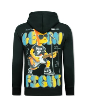 True Rise Oversized hoodie met capuchon lemon rock