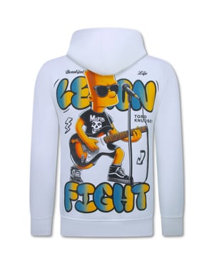 True Rise Oversized hoodie met capuchon lemon rock