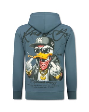 True Rise Oversized hoodie met capuchon gangster