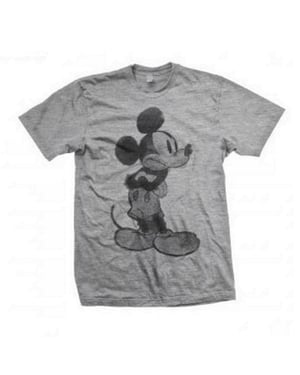 Disney Unisex Adult Mickey Mouse Sketch T-Shirt (Grey)