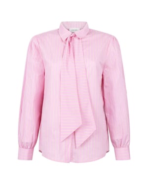 Aaiko Blouse lange mouw fenne colored str