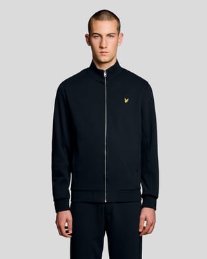 Volledige Rits Sweater in Donkerblauw