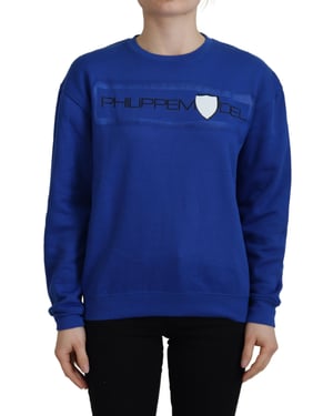 Blauwe Crewneck Sweatshirt Relaxed Fit