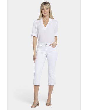 Marilyn Straight Crop Jeans In Cool Embrace® Denim | Optisch Wit