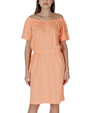 Offshoulder Mini-jurk met Korte Mouwen