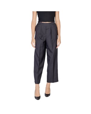 Wijdvallende Cropped Broek