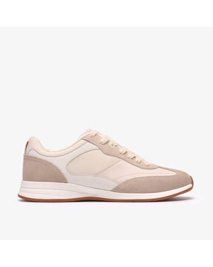 Cloford Lo Off White Combi Trainers