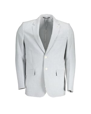 Randig Bomull Blazer