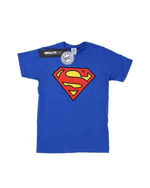 DC Comics Mens Superman Logo T-Shirt (Royal Blue)