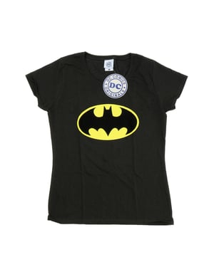 DC Comics Womens/Ladies Batman Logo Cotton T-Shirt (Light Graphite)