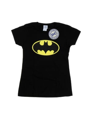 DC Comics Womens/Ladies Batman Logo Cotton T-Shirt (Black)