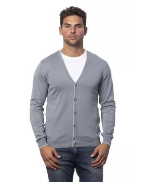 Stickad Cardigan V-hals Ve18285