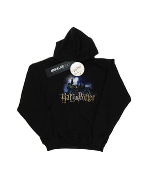 Harry Potter Jongens Zweinstein Kasteel Hoodie (Zwart)