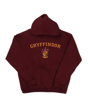 Harry Potter Jongens Gryffindor Crest Hoodie (Bourgondië)