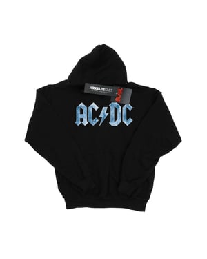 AC/DC Jongens Blauw Ijs Logo Hoodie (Zwart)