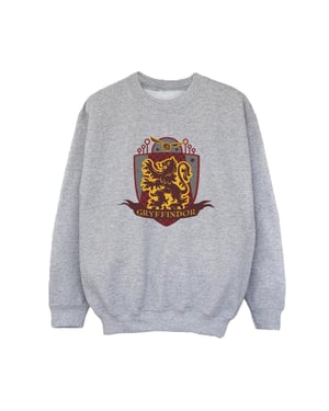 Harry Potter Jongens Gryffindor borstembleem Sweatshirt (Sportgrijs)