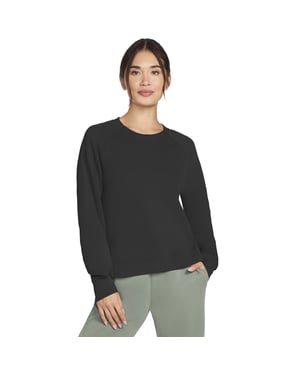 Skechers Performance Skechluxe Elevate Crewneck Dames Zwart Sweatshirt