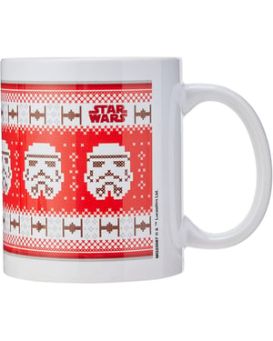 Star Wars Stormtrooper julmugg (Röd/vit)