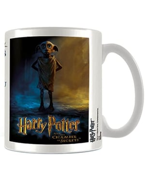 Harry Potter Varning Dobby Mug (Vit/blå/gul)