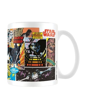 Star Wars Mugg för serietidningspanel (Flerfärgad)