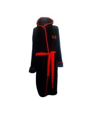 AC/DC Unisex Adult Logo Coral Fleece Dressing Gown (Zwart)