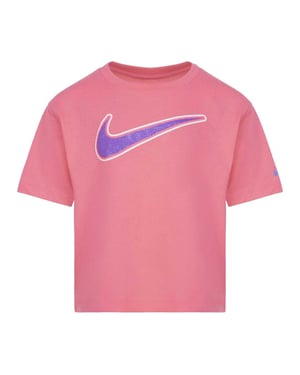 Nike Meisjes Swoosh Varsity T-shirt (Roze)