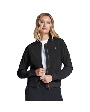 Skechers Performance Uptown Jacket Dames Zwarte Jas