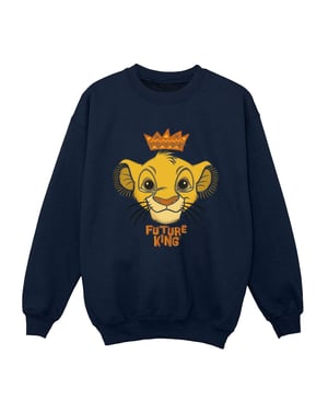 Disney Jongens The Lion King Toekomstige Koning Sweatshirt (Marineblauw)