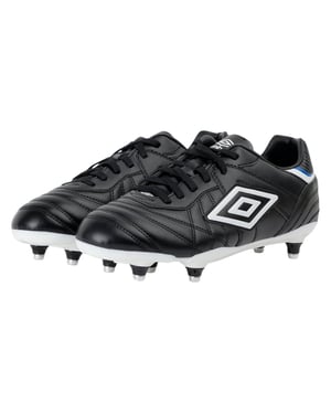 Umbro Kinder/Kids Speciali Eternal Club Sg Voetbalschoenen (Zwart, Wit, Royaal Blauw)