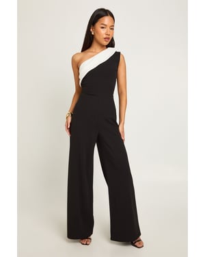 Petite Mono Wide Leg Jumpsuit