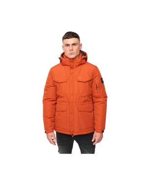 Crosshatch Heren Plentons Jacket (Gebrande Oranje)