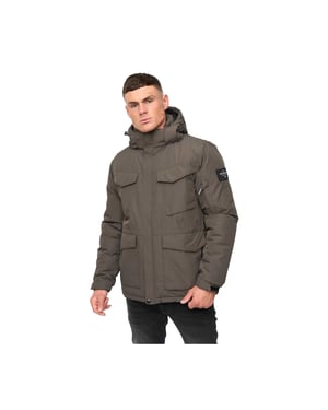 Crosshatch Heren Plentons Jacket (Olijf)