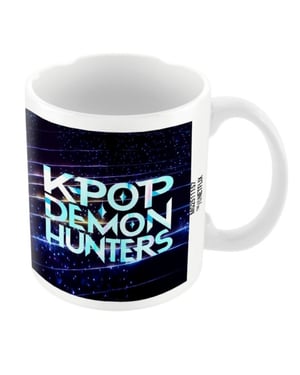 K-Pop Demon Hunters Mugg med logotyp (Vit)