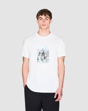 Graphic Print T-Shirt in White