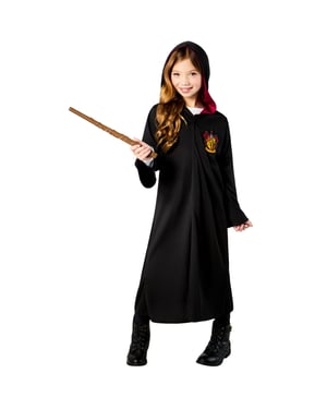 Harry Potter Flickor Hermione Kostymset (Svart)