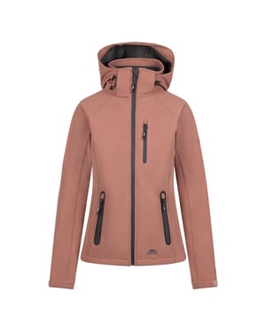 Trespass - Dames Bela II Waterbestendige Softshell Jas (Klei)