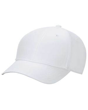 Nike Blank Structured Baseball Cap (White/Black)