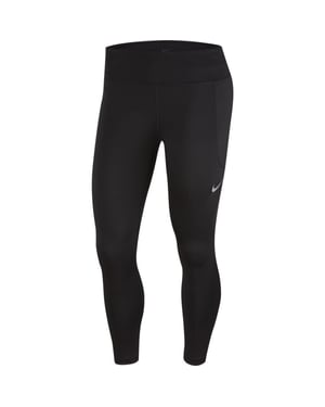 Nike Fast Crop Running 7/8 Mid Length Black Leggings