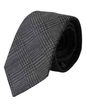 Grijze Glen Plaid Stropdas Kra3328