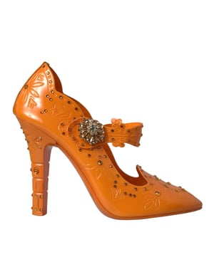 Utsmyckade PVC-pumpar Mary Jane-stil